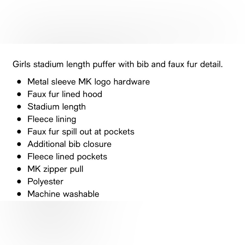 Girls STADIUM PUFFER WITH BIB - Picture 12 of 12